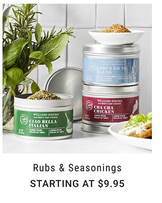 RUBS & SEASONINGS - STARTING AT $9.95