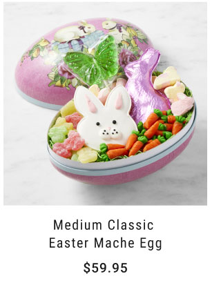  Medium Classic Easter Mache Egg $59.95 