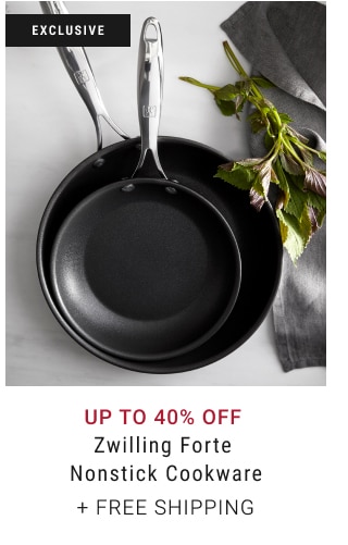 Up to 40% Off Zwilling Forte Nonstick Cookware + free shipping