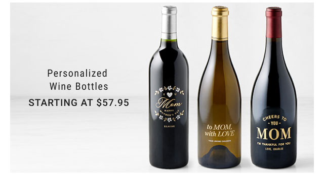 Personalized Wine Bottles Starting at $57.95