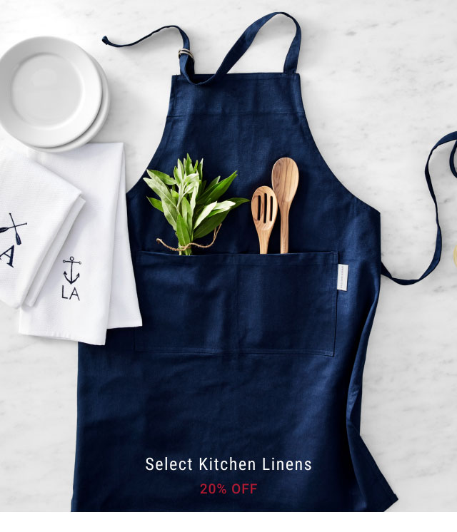 Select Kitchen Linens 20% off