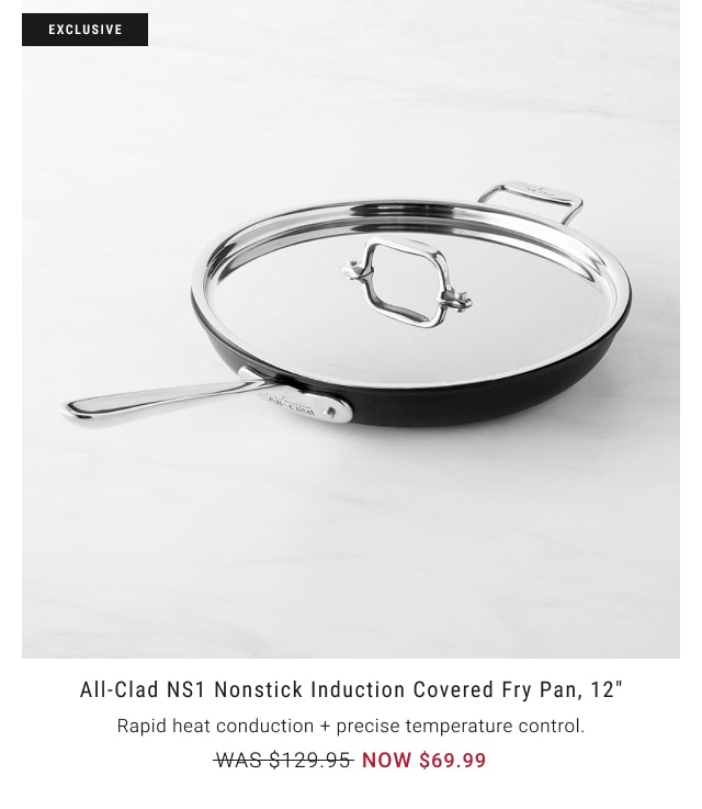 Williams Sonoma All-Clad NS1 Nonstick Induction 18-Piece Cookware