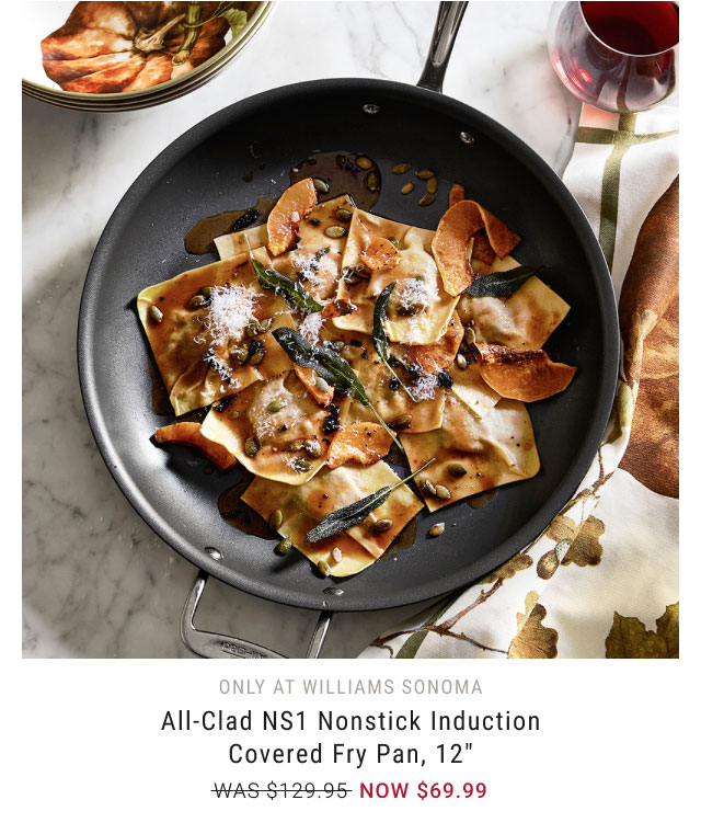 Williams Sonoma All-Clad NS1 Nonstick Induction 18-Piece Cookware Set