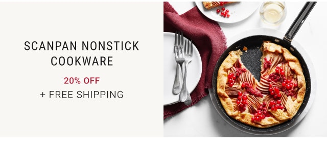 Scanpan Nonstick Cookware 20% off + Free Shipping