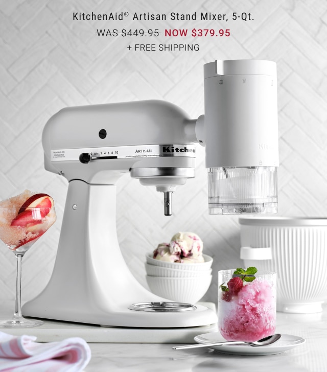 kitchenAid® artisan stand mixer, 5-qt. - NOW $379.95 + FREE SHIPPING