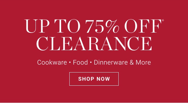 up to 75% off clearance - shop now