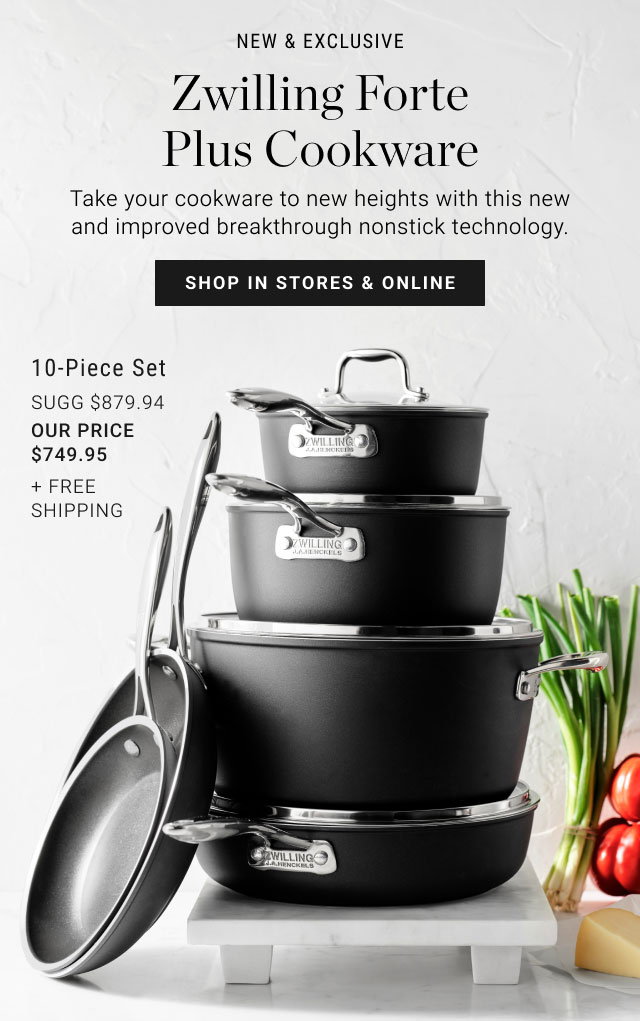 Zwilling Forte Nonstick 10-Piece Cookware Set | Williams Sonoma