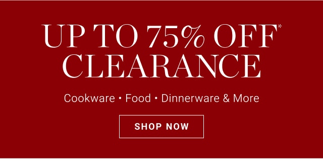 up to 75% off clearance - shop now