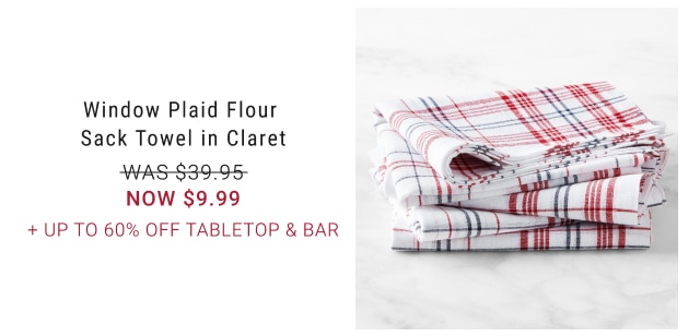 Williams Sonoma Classic Logo Towels, Set of 4 NOW $9.99 + Up to 60% Off tabletop & bar