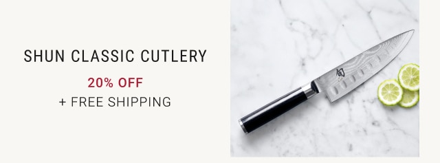 Shun Classic Cutlery - 20% Off + Free Shipping