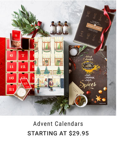 Advent Calendars Starting at $29.95