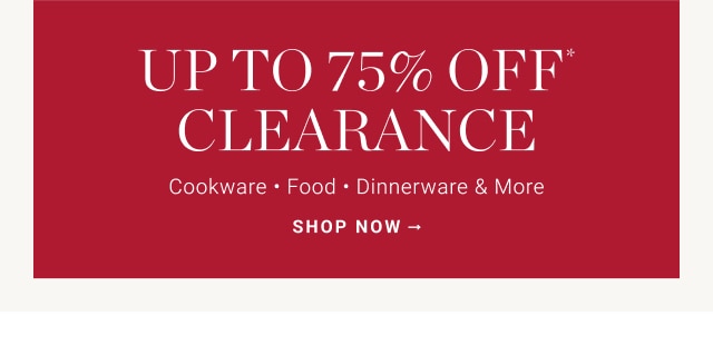 up to 75% off clearance - shop now