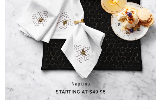 Napkins - Starting at $49.95