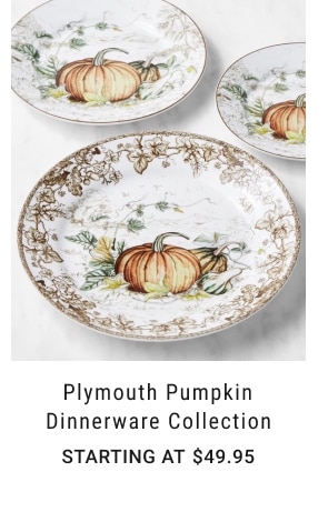 Plymouth Pumpkin Dinnerware Collection - Starting at $49.95