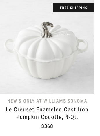 Le Creuset Enameled Cast Iron Pumpkin Cocotte, 4-Qt. - $368