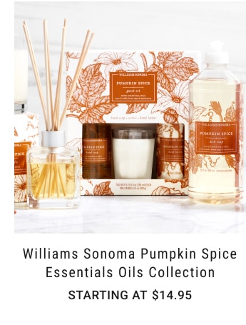 Williams Sonoma Pumpkin Spice Essentials Oils Collection - Starting at $14.95