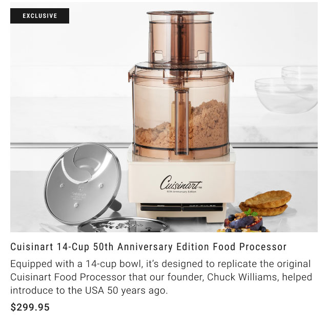 Cuisinart 14-Cup 50th Anniversary Edition Food Processor - $299.95