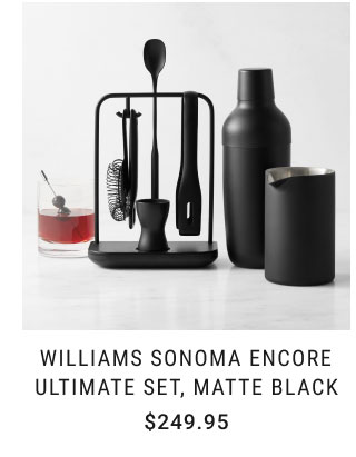 Williams Sonoma Encore Ultimate Set, Matte Black - $249.95