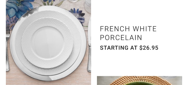 French White Porcelain - Starting at $26.95