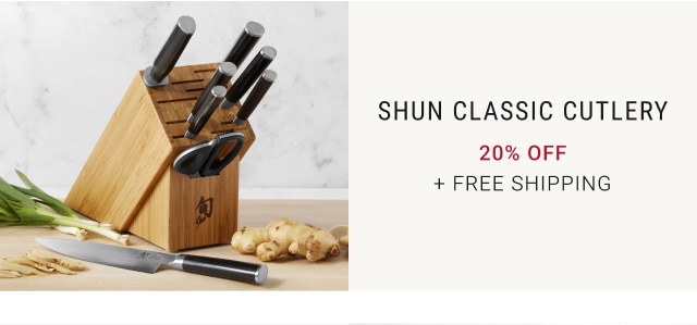 shun classic cutlery - 20% Off + Free Shipping