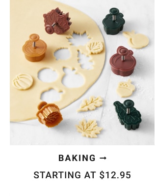 Baking starting at $12.95