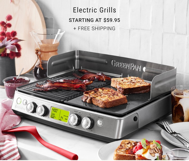 Electric Grills - Starting at $59.95 + free shipping