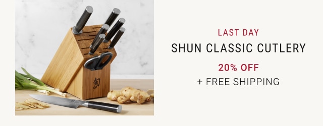 shun classic cutlery - 20% Off + Free Shipping