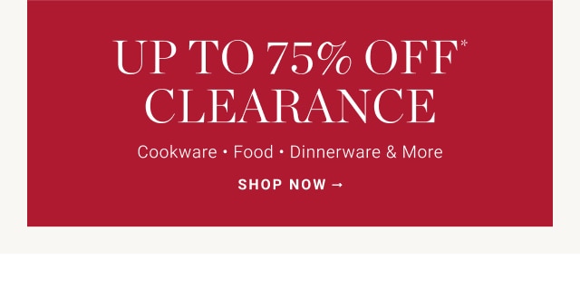 up to 75% off clearance - shop now