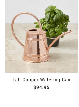 Tall Copper Watering Can - Starting at $94.95