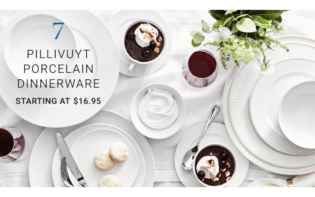 7. Pillivuyt Porcelain Dinnerware. Starting at $16.95.