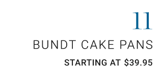 11. Bundt Cake Pans. Starting at $39.95.