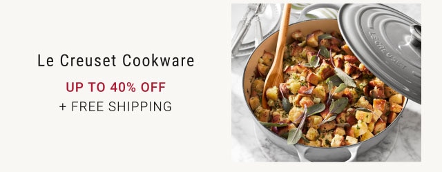 Le Creuset cookware Up to 40% off + Free Shipping