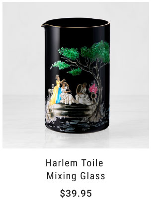 Harlem Toile Mixing Glass - $39.95