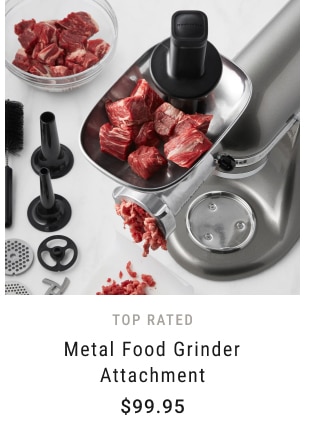 Metal Food Grinder Attachment - $99.95