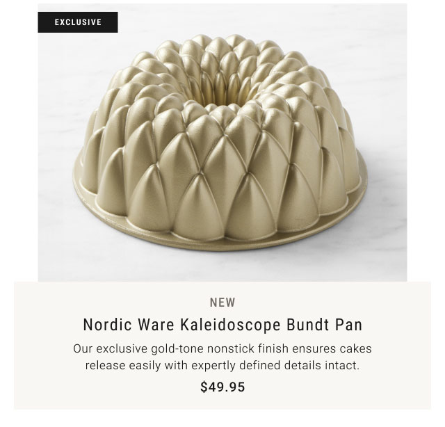 NEW - Nordic Ware Kaleidoscope Bundt Pan - $49.95