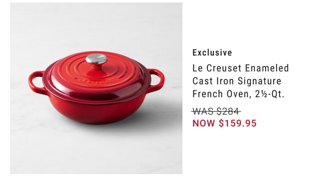 Exclusive - Le Creuset Enameled Cast Iron Signature French Oven, 2½-Qt. NOW $159.95