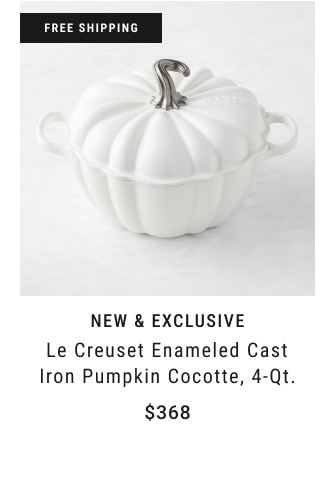 Le Creuset Enameled Cast Iron Pumpkin Cocotte, 4-Qt. - $368