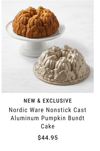 Nordic Ware Nonstick Cast Aluminum Pumpkin Bundt Cake - $44.95