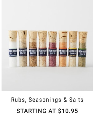 Rubs, Seasonings & Salts - Starting at $10.95