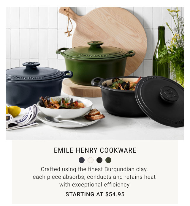 Emile Henry Cookware Starting at $54.95