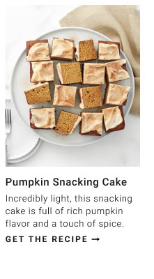 Pumpkin Snacking Cake - Get the recipe