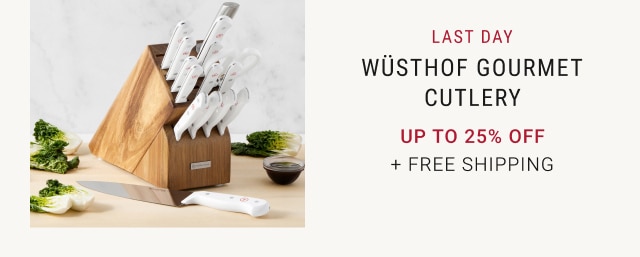 Wüsthof Gourmet Cutlery - Up to 25% Off + Free Shipping