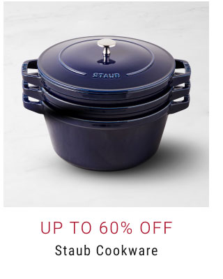 Up to 60% off Staub Cookware