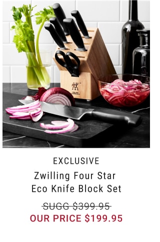 Zwilling Four Star Eco Knife Block Set - $199.95