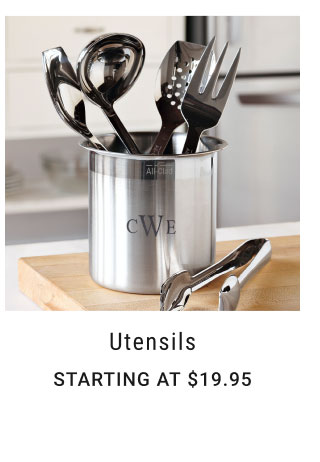 Utensils Starting at $19.95