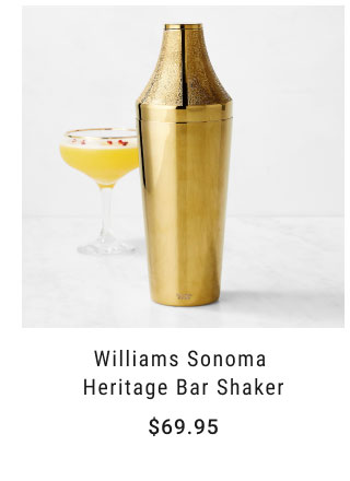 Williams Sonoma Heritage Bar Shaker $69.95