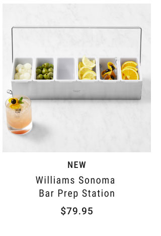 NEW - Williams Sonoma Bar Prep Station $79.95