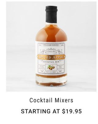 Cocktail Mixers Starting at $19.95