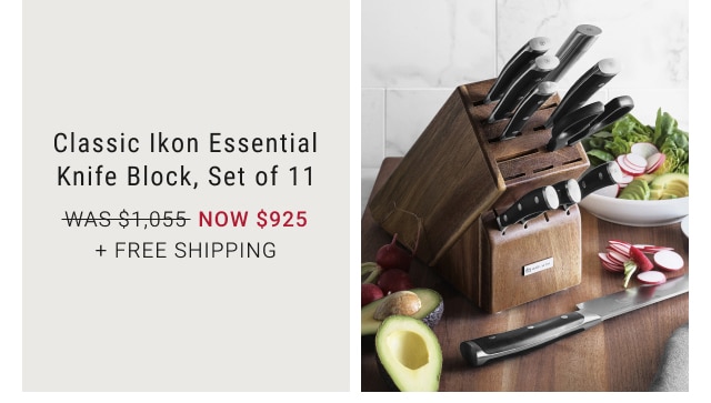 Classic Ikon Essential Knife Block, Set of 11 - NOW $925 + free shipping