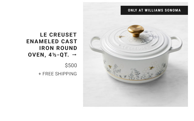 Le Creuset Enameled Cast Iron Round Oven, 4½-Qt. $500 + free shipping